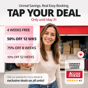 Access Storage - Bowmanville Promotion